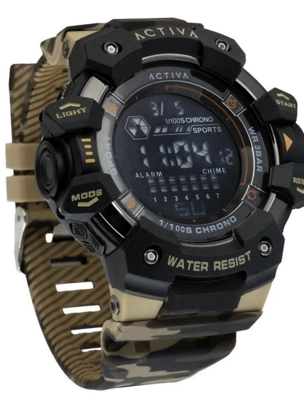 Activa by Invicta Armour X 50mm Camouflage Men's Digital Watch ACW8050MC-001 New